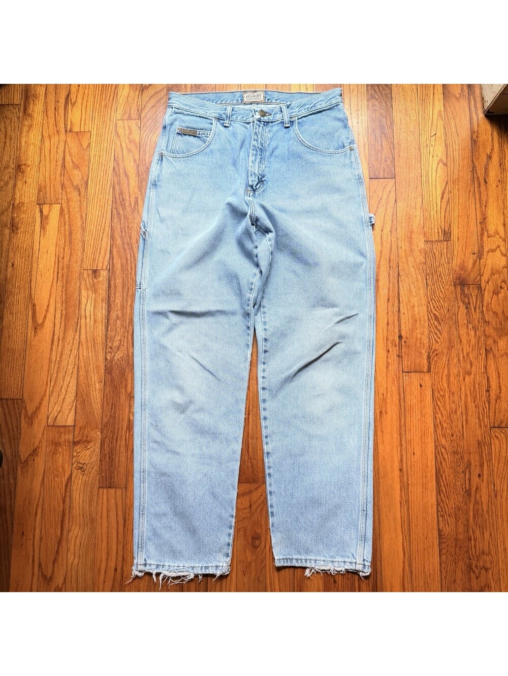 Schmidt Workwear Jeans Mens 30x30 Relaxed Fit Straight Leg Carpenter Painter Y2K